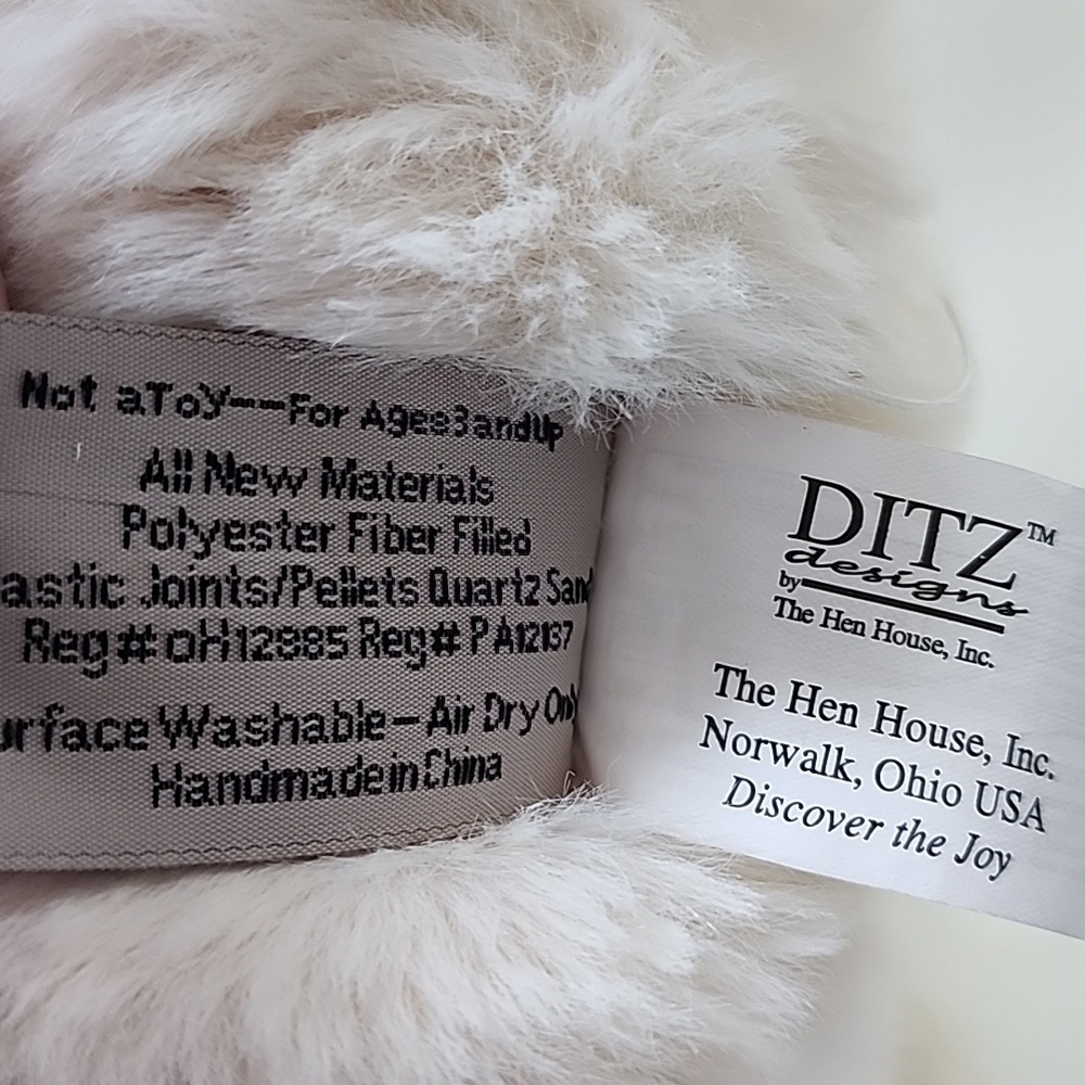 Ditz Designs Cream Colored Rabbit - Picture 9 of 12